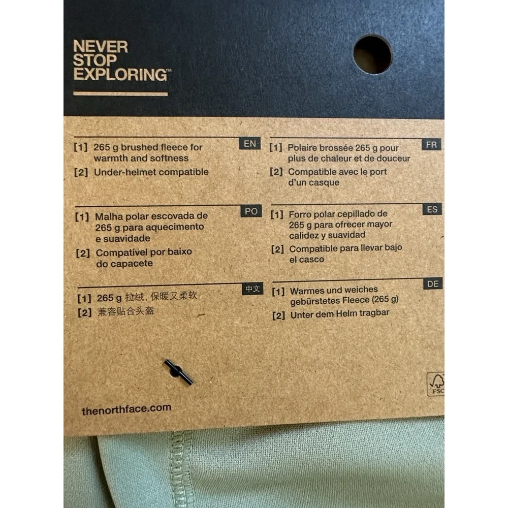The North Face Freedom Fleece  Winter man Slate Moss balaclava L/XL